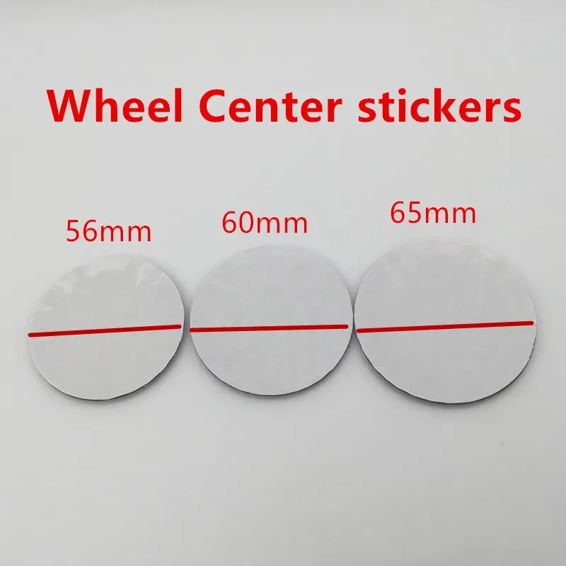 4pcs 3D 56mm 60mm 58mm 68mm For Car emblem Wheel hub Center Cap Badge covers sticker Decals Styling accessories