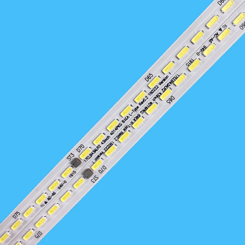 469mm LED backlight strip For 84 light 17ELB43ALR2 43INCH 4014PKG 84EA R-TYPE REV0.2 160222