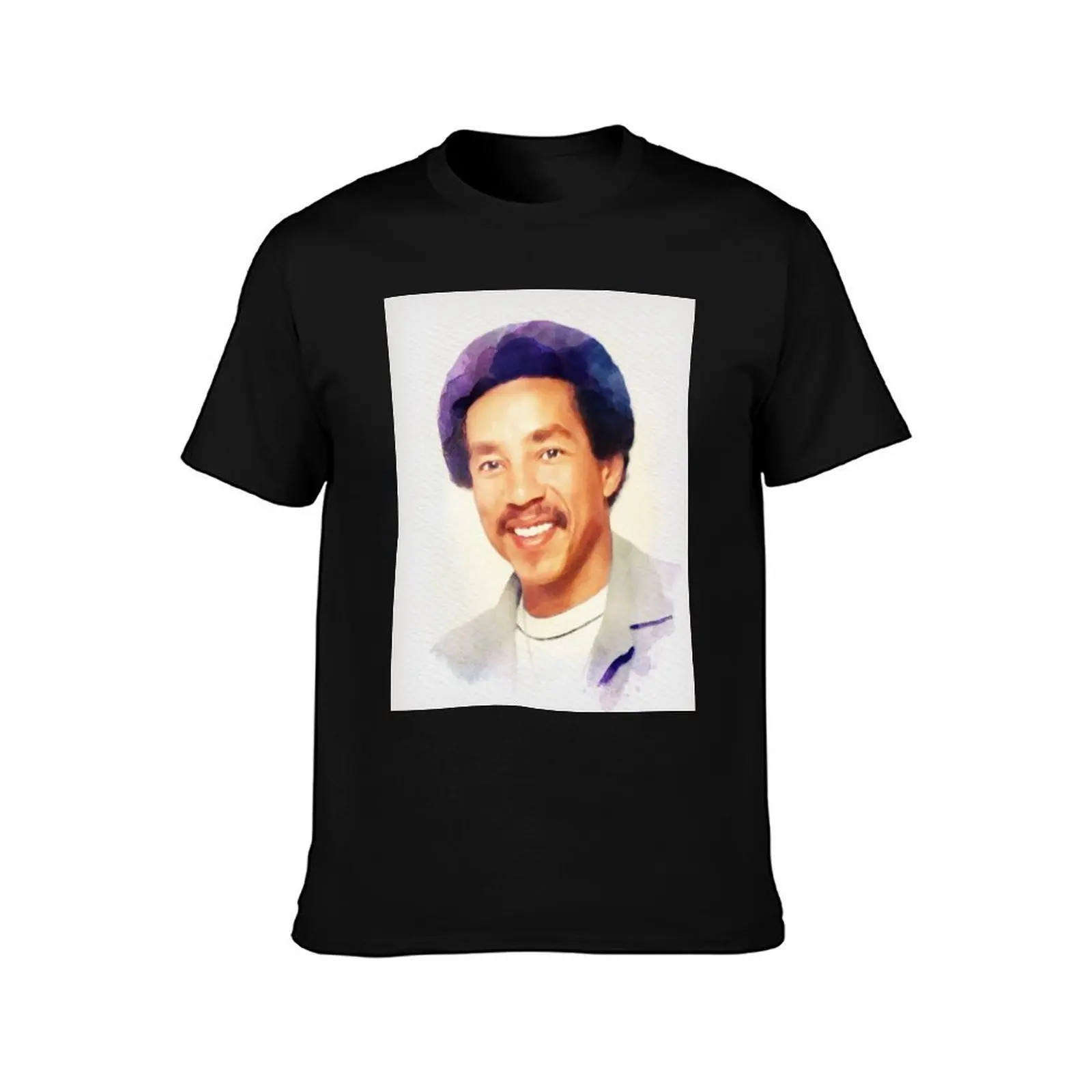 Smokey Robinson, Music Legend T-Shirt Breathable Lightweight Summer Top T-Shirt