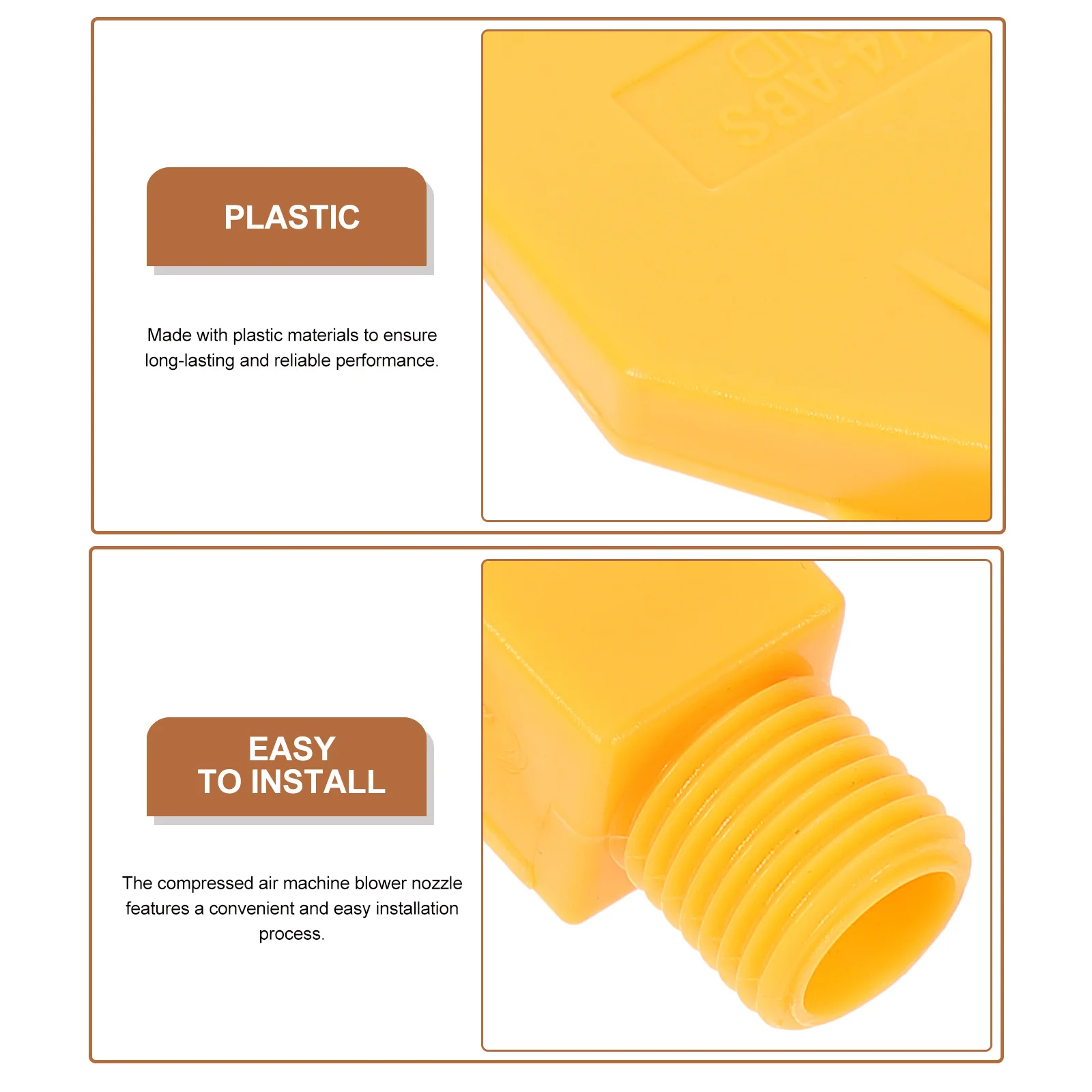 

Air Compressor Blower Nozzle Plastic Durable Easy Install Powerful Air Spray Nozzle Food Cleaning Drying Attachment