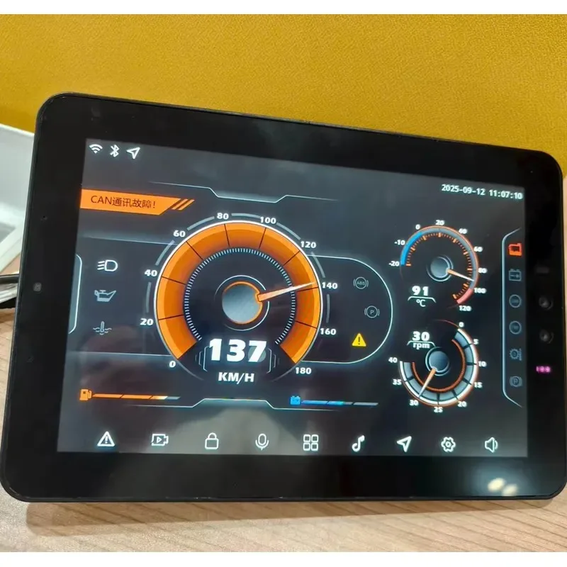 Hot Sale 9 Inch IP67 Waterproof Vehicle HMI Display DL DIS90, Linux Platform, CAN Bus Onboard IO, Codesys & QT Supported