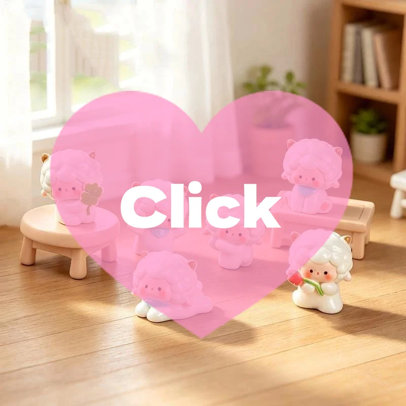 2027 The Year Of The Goat Figurines Adorable Cartoon Sheep Design Smooth Glaze For Home Desktop Decor Small Gifts