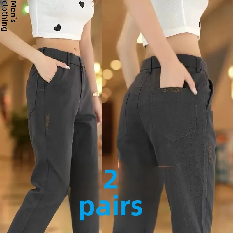 

Мужские повседневные брюки прямого кроя с эластичной резинкой на талии, рабочие брюки, осенне-зимние, больших размеров, износостойкие