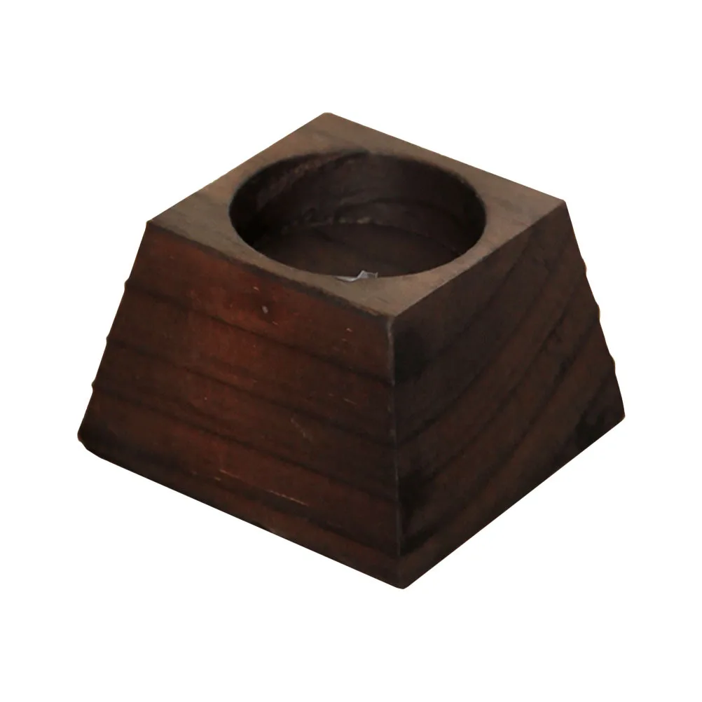 

Wooden Holder Rustic Farmhouse Tea Light Stand For Table Centerpiece Home Decor Romantic Dinner Decoration