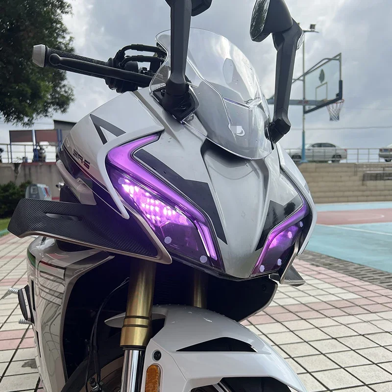 For CFMOTO 450SR CF450 SR Motorcycle Accessories Headlight Protection Sticker Headlights Eye Body Sticker