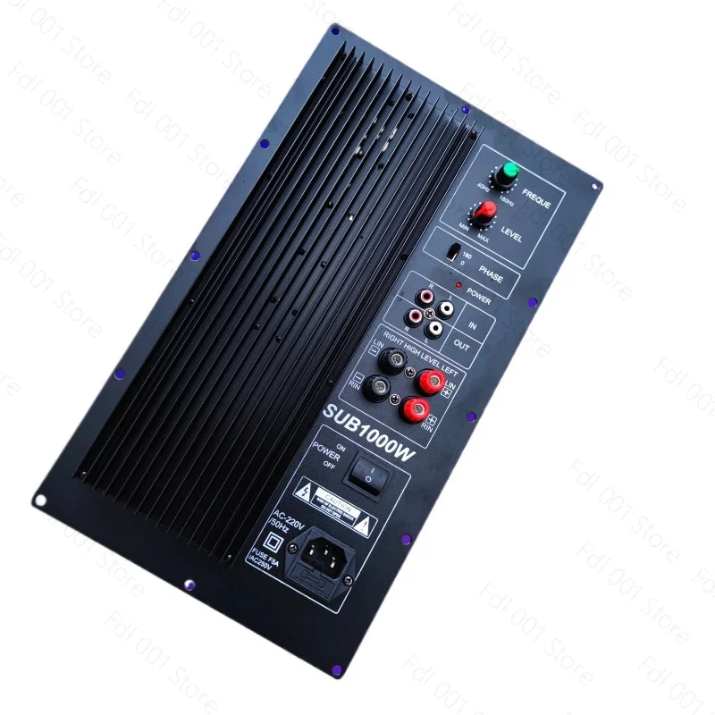 1500W Subwoofer Amplifier Board  High Power Active Low Frequency for 18 Inch Bass with 8 Transistors