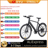 DYU Stroll 1 E-bike 250W Brushless Motor 36V9AH Lithium Battery Aluminum Alloy Electric Bicycle 16Inch Tire City Electric Bike