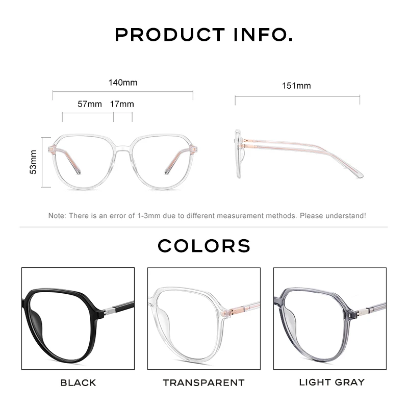 CAPONI Photochromic Eyeglasses Polygon TR-90 Frame Glasses UV400 Protection Blue Ray Filter Computer Glasses For Women BF2121