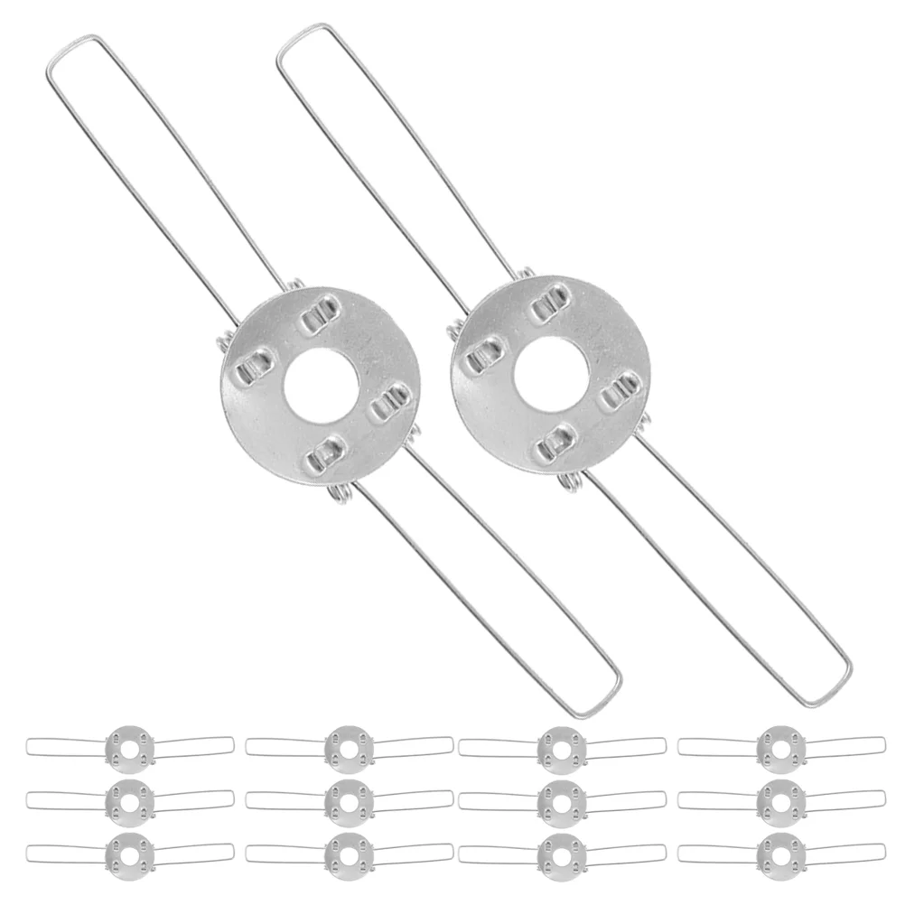 

30 Pcs Lighting Spring Buckle Lamp Mounting Clips Lampshade Fixator Ceiling Bracket Table Iron Support