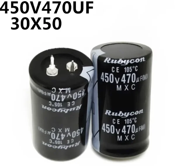 2pcs/lot 450V470UF 470UF450V High quality aluminum electrolytic capacitor 470UF 450V 30*50mm