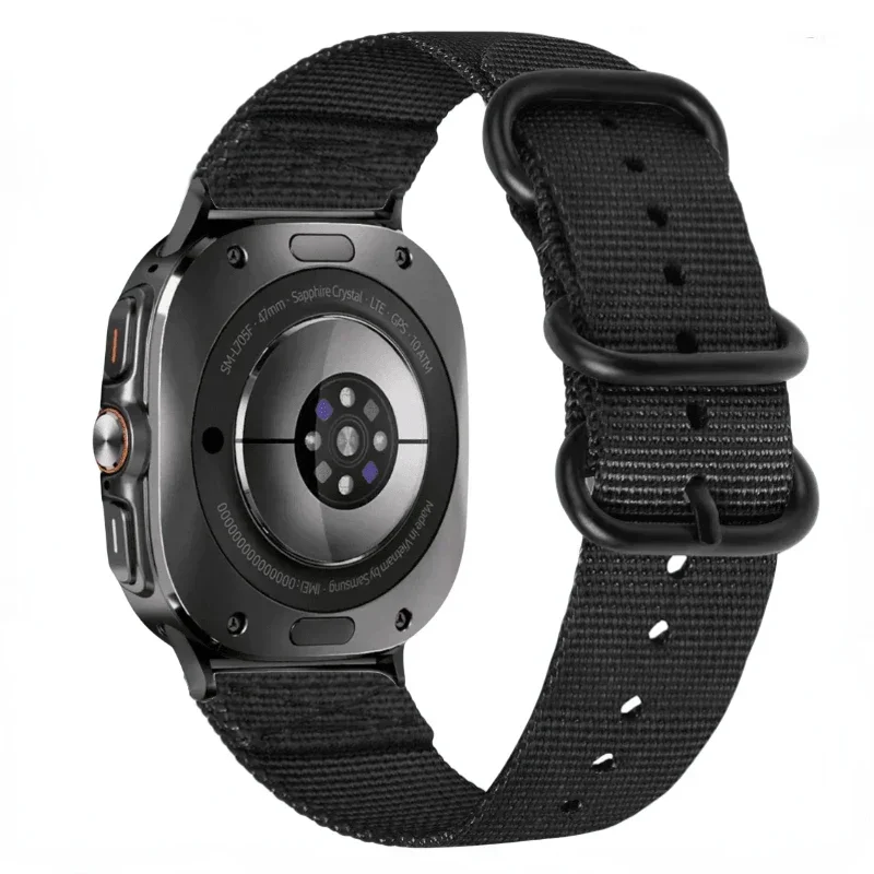 حزام نايلون لساعة سامسونج جالاكسي 2025 الترا 47 ملم سوار بديل مريح معصمه ساعة جالاكسي 8-7 الترا 47 ملم حزام #2