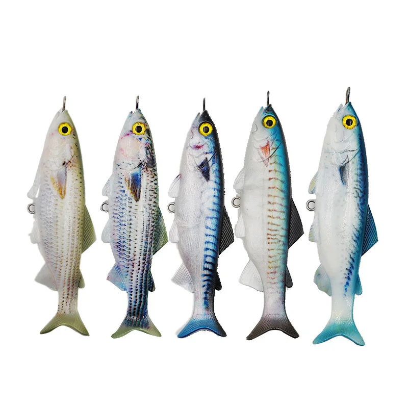 MUKUN 20cm/30cm 134g/300g Big Game 3D Plastikköder Weichköder Silikonköder zum Angeln Künstlicher Köder Isca Pesca – Detail 4