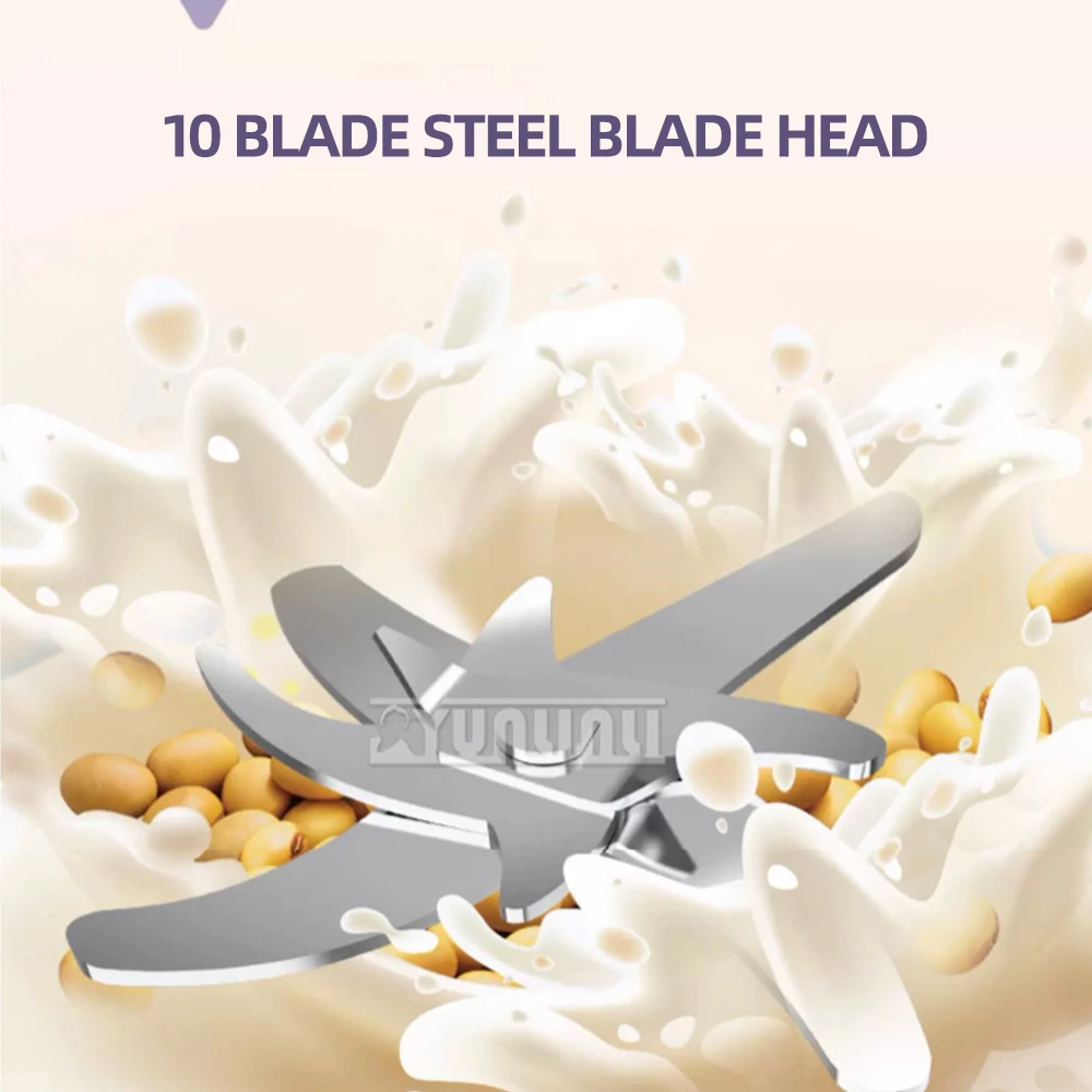 خلاط منزلي متعدد الوظائف ، عصارة صغيرة ذكية ، أوتوماتيكية بالكامل ، خلاط عالي السرعة ، آلة الإفطار