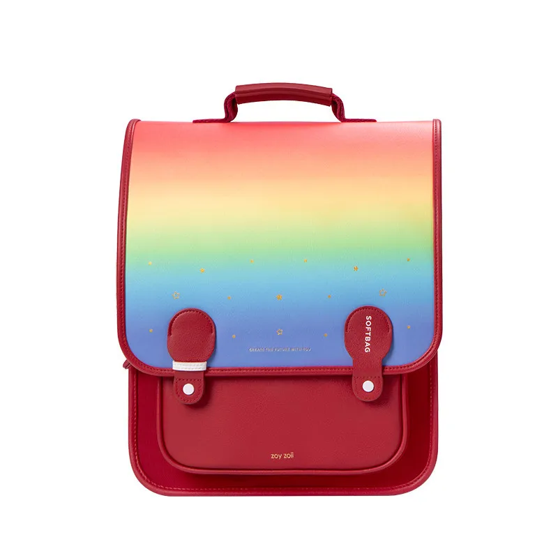 Xiaomi Elementary School Students Retro Schoolbag Boys Girls Children Backpack Spine Care Stress Reduction Backpack Square Bag