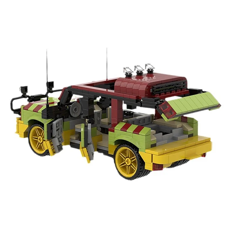 MOC Park Exploration Vehicle Model Building Blocks Movies Camouflages car Bricks DIY Assembled  Toy For Childrens Gift