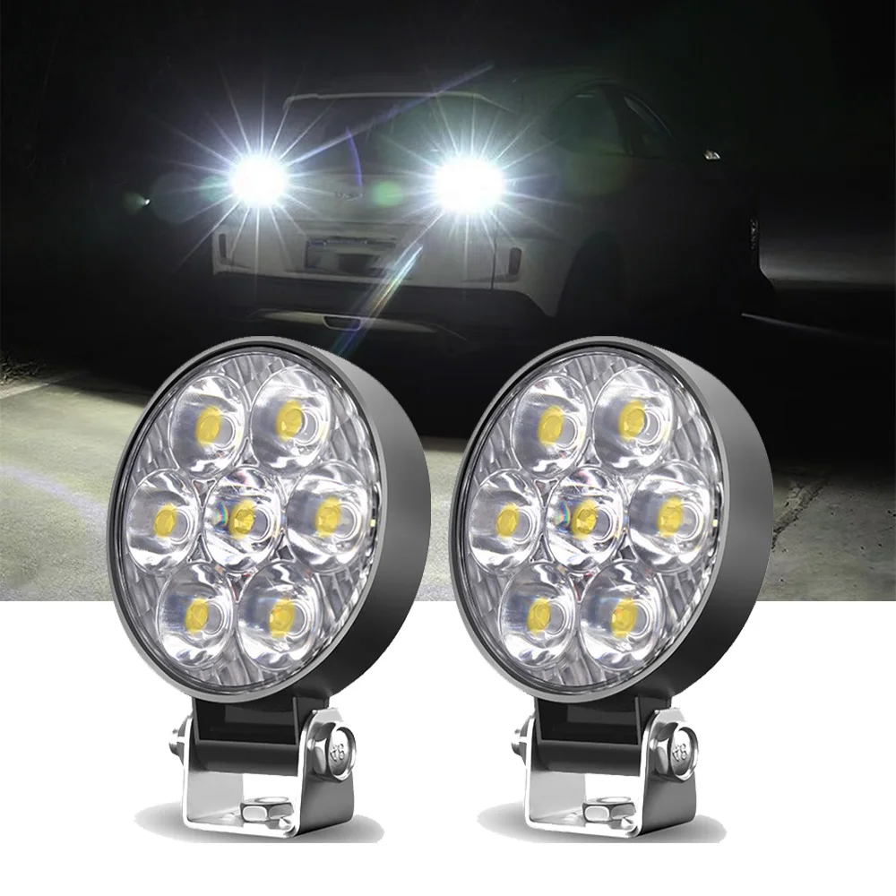 

12V 24V Mini 2.5" Tractor Driving Fog Lamp Car LED Headlights 6000K LED Work Light Offroad Truck Boat SUV UTV Spot Lamp