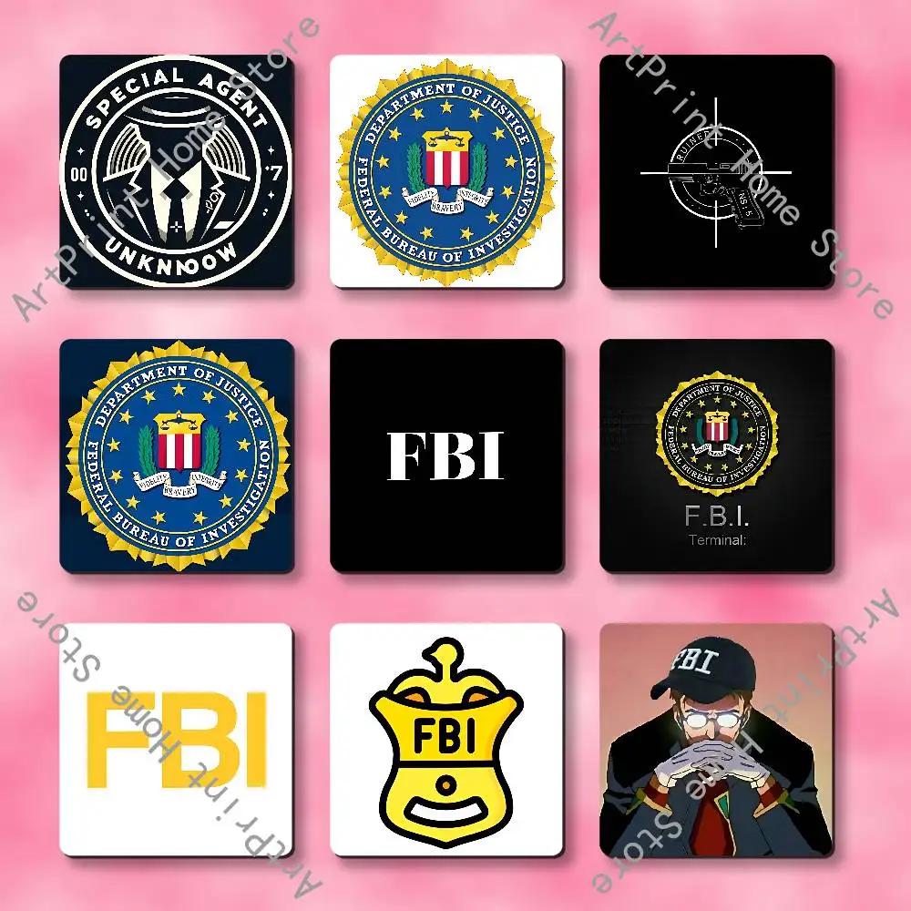 

F-FBI Icon Soft Magnetic Refrigerator Magnets Personality Decorations Creative Gifts