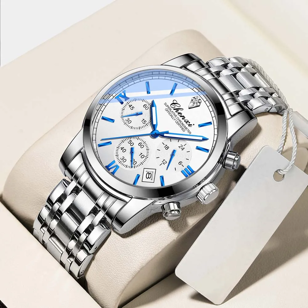 Chenxi Men's Quartz…