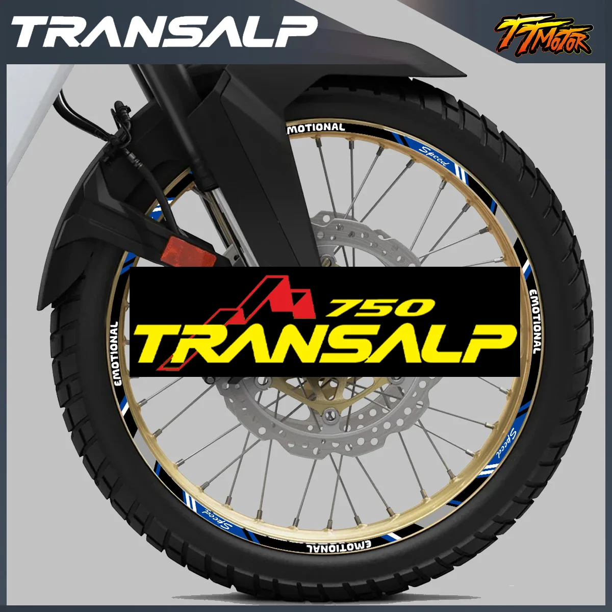 

Wheel Hub Rim Stripe Tape Sticker Motorcycle Accessories Vinyl Reflective Inner Decals For Transalp XL750 XL 750 Moto