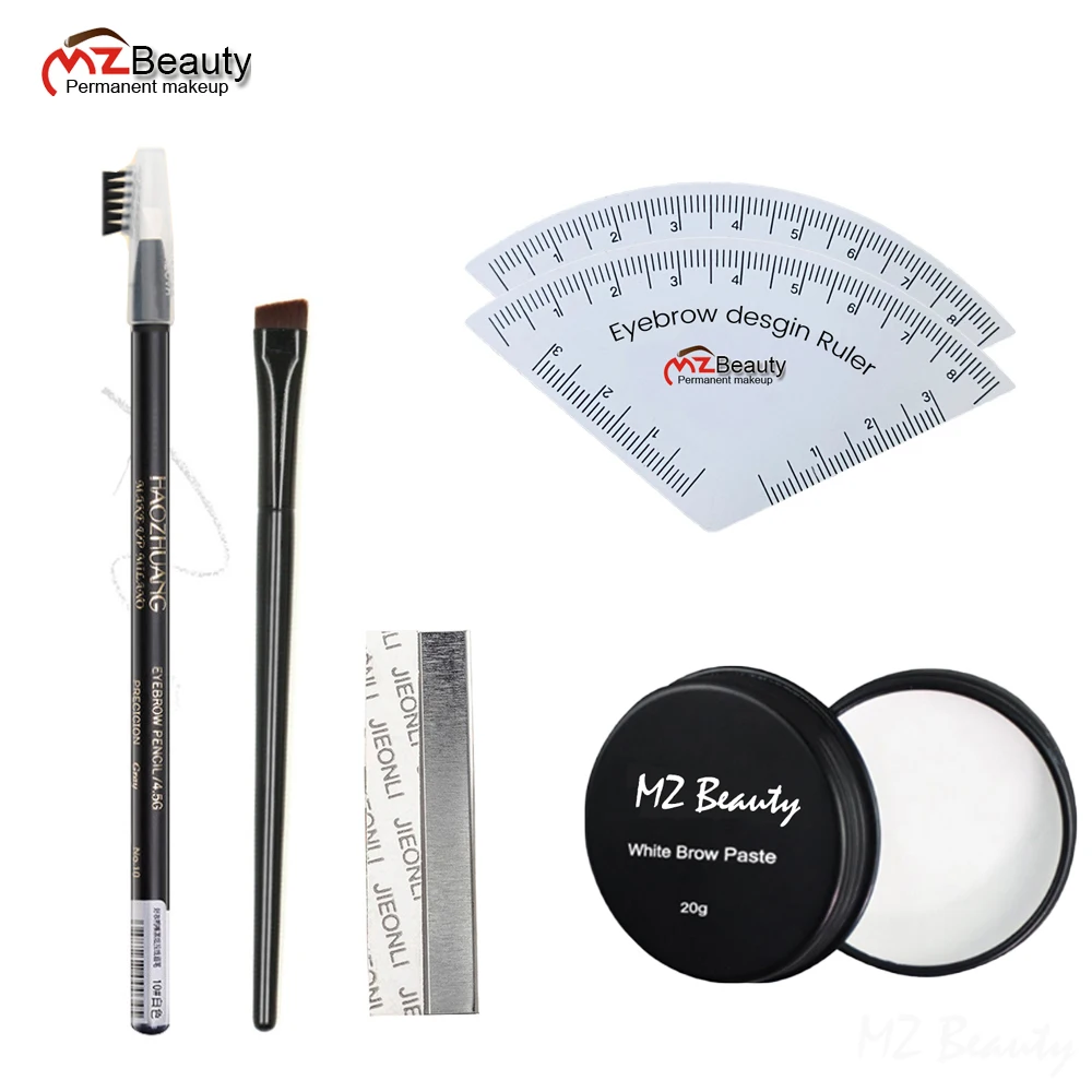 

Fast Drawing Eyebrow Desgin Ruler Kits Microblading Mapping Tool Shaping Sets Permanent Makeup Drawing Guide Ruler Tattoo Supply