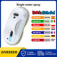 DIVEDEER Ultra-thin glass cleaning robot remote control 2800pa water window cleaning machine Window Cleaning Robot