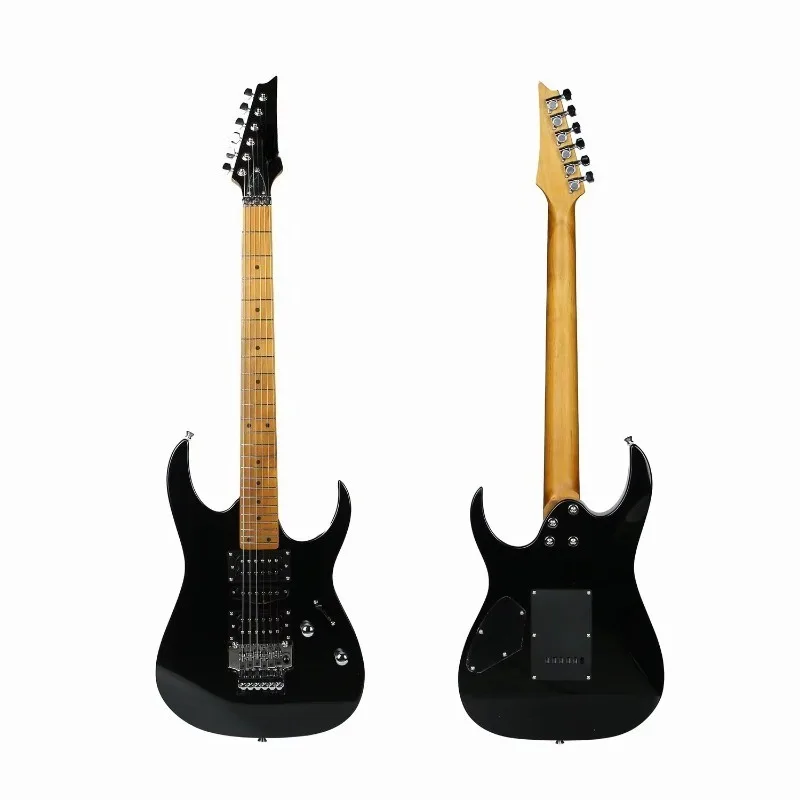 Professional  6-String H-S-H  Pickup Electric Guitar Poplar Roasted Maple Neck High Glossy