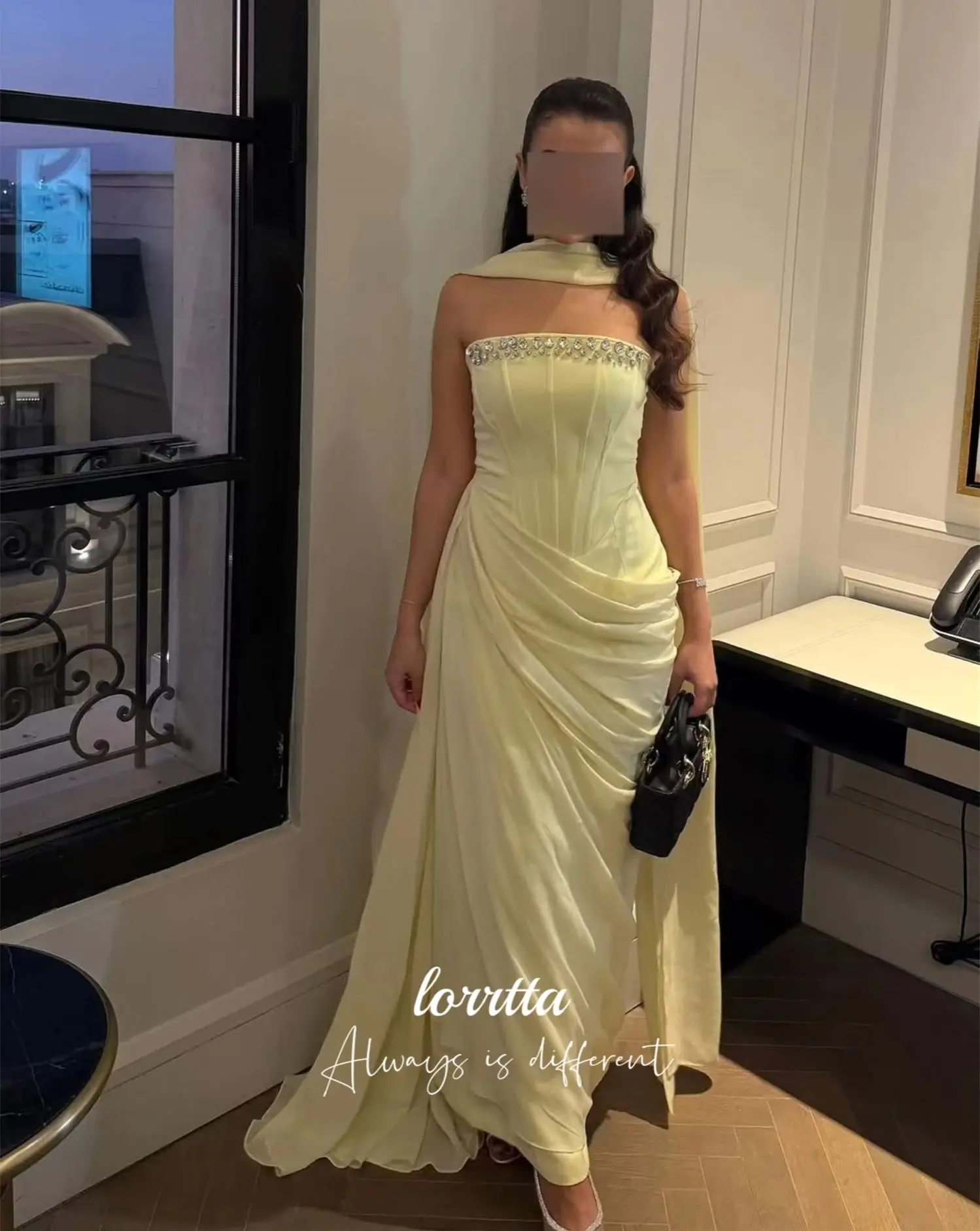 Lorrtta Vestidos Sharon Felizes Personalizados para Ocasões Especiais Vestidos de Noite Vestido de Baile de Sereia de Luxo فسات prz onderkusو