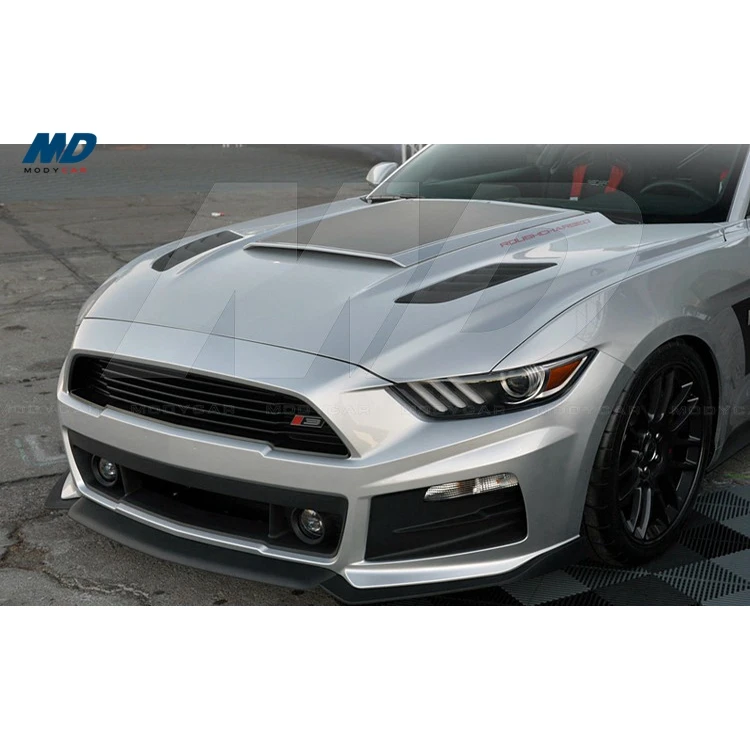 

Rous Style Carbon Fiber Front Lip for 2015-2016 Ford Mustang