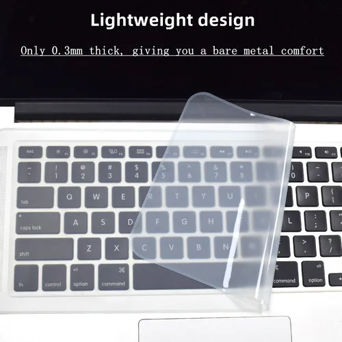 Imagen 2 del producto Película para teclado Universal de escritorio para ordenador portátil, funda protectora impermeable para teclado, cubierta Keyskin a prueba de polvo de 12-17 pulgadas para Macbook Notebook