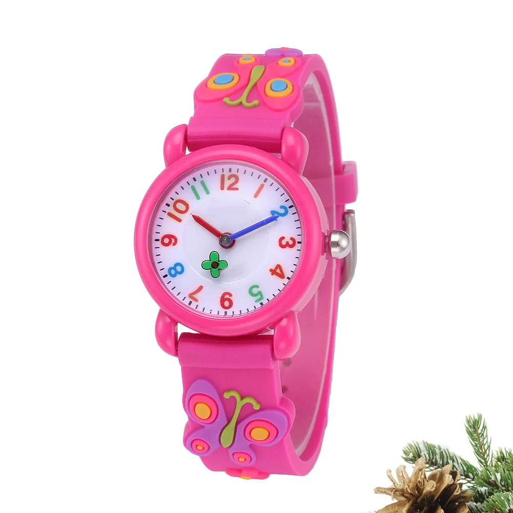 Silicone Cartoon Watch Creative Quartz Lovely Pattern Comfortable Strap Fashion Watch Birthday Gift for Students