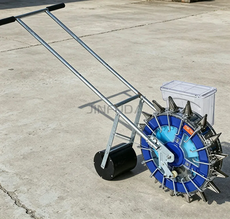 Selling Durable Portable Manual Garden Seeding Tool High Safety Level for Planting Seeds Hand Push Seed Planter