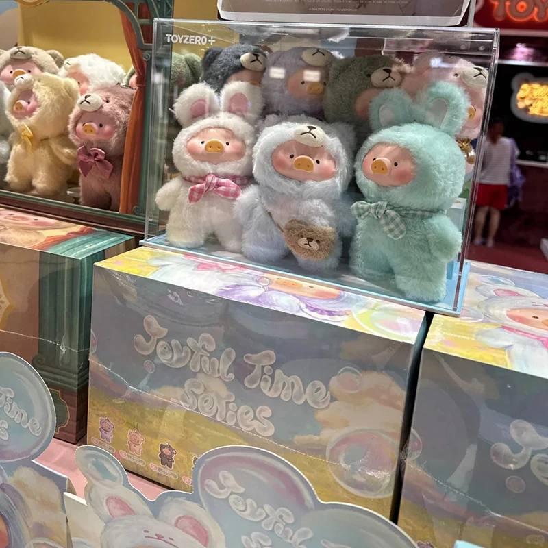 Teddy Lulu Original The Piggy-Joyful Time Series Caja ciega Caja Ciega colgante Kawaii muñeca juguete niñas regalo decoración de escritorio