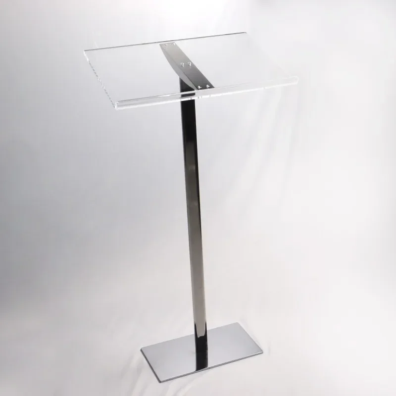 Acrylic Display Podium Table Speech Transparent Speech Table Wedding Master of Ceremonies