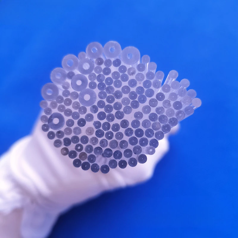 10mm Length Quartz Glass Capillary Tube Silica Single-Bore Thick-Walled  Glass Capillary Tube 1200 Degree Temperature Resistance