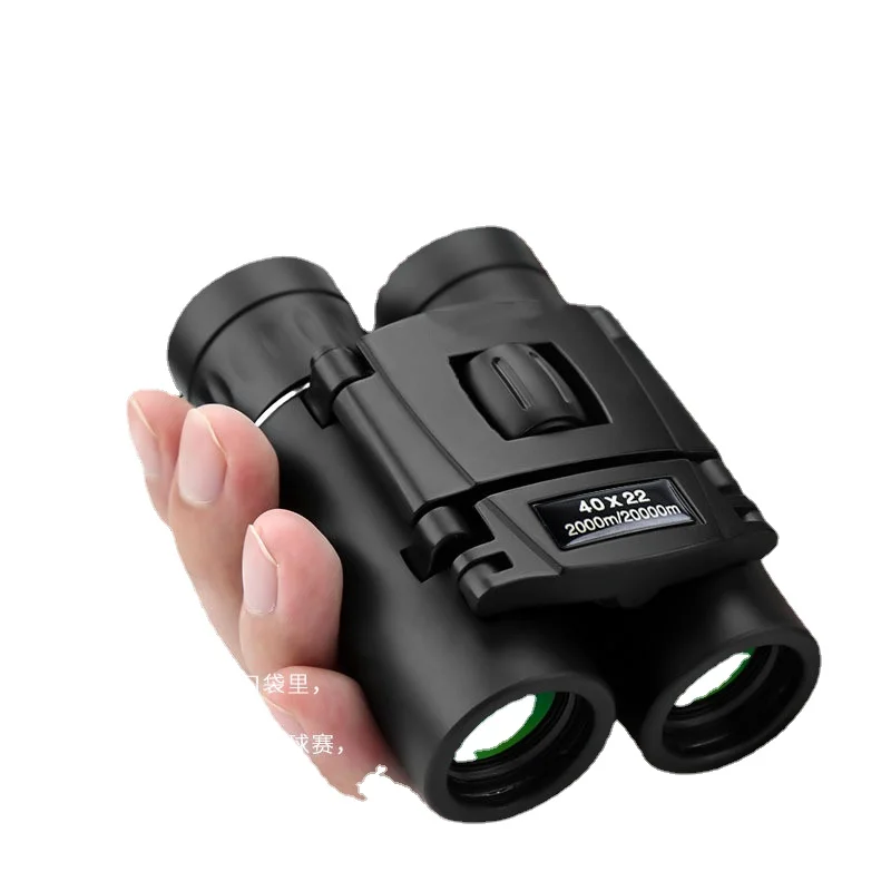 40X22 binoculars, new high-definition, high magnification, portable eyeglasses, optical, hunting, outdoor camping and travel