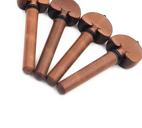 Wholesale 8 Pcs Natural Jujube Wood 4/4 Cello Pegs 4/4 Size Cello Replacement Instrument Accessories