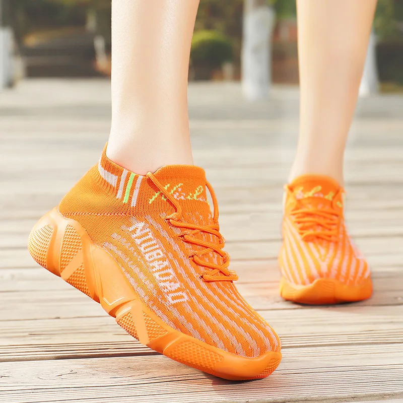 Women's Summer New Soft Sole Trailing Shoes Sports Modern Dance Shoes Breathable Mesh Shoes