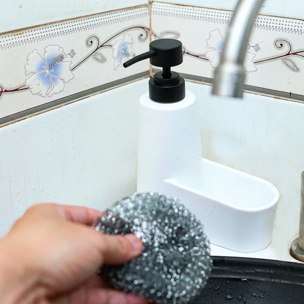 Soap Dispenser Manual Press Bottle Matte Resin Kitchen Hand Sanitizer Container Liquid Detergent Organizer Appliance
