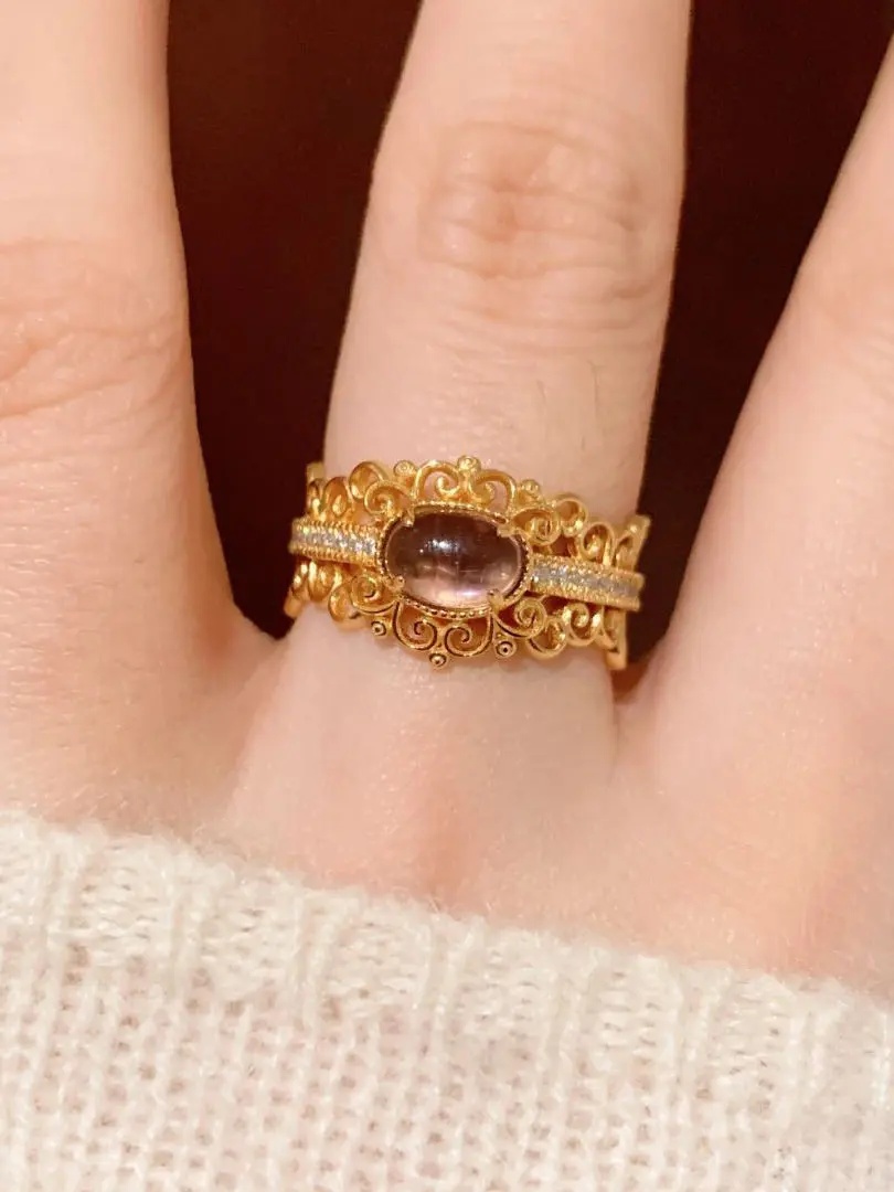 

Кольцо в ретро-стиле с цирконами и бриллиантами для женщин: модный, роскошный, минималистичный дизайн, с возможностью индивидуальной гравировки, женское.