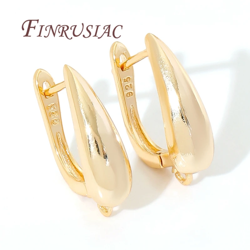 Zubehör für Schmuck, Ohrringhalterungen, 14K vergoldete Ohrhaken, Ohrringzubehör, DIY-Schmuckverschlüsse für Damenohrringe