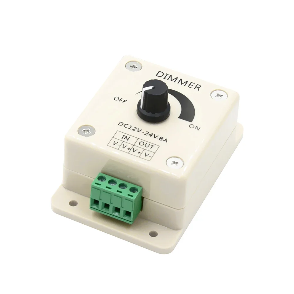 1/3/5PCS  Voltage Regulator DC-DC Voltage Stabilizer 8A Power Supply Adjustable Speed Controller DC 12V LED Dimmer 12 V