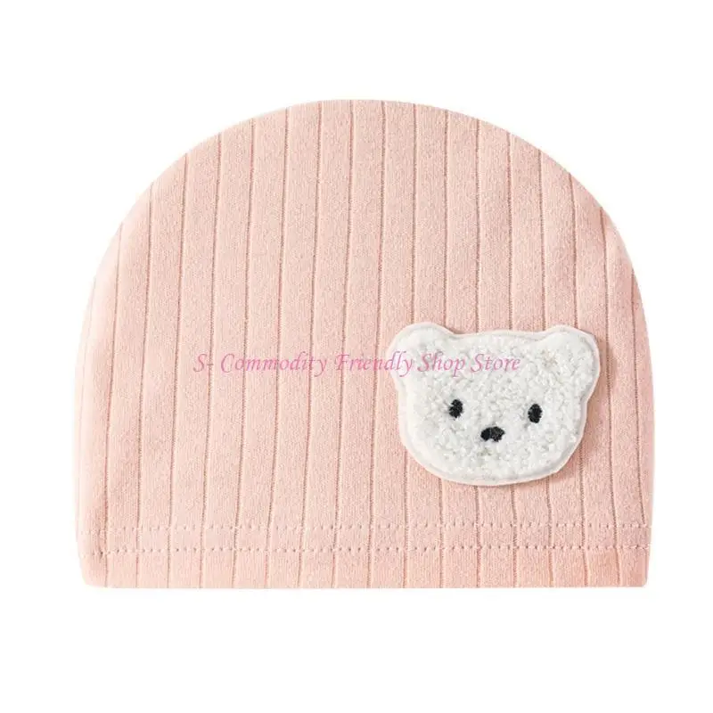 

85AE Newborn Bear Hat Hospital Hat Unisex Baby Boys Hat Girl Caps Headwear