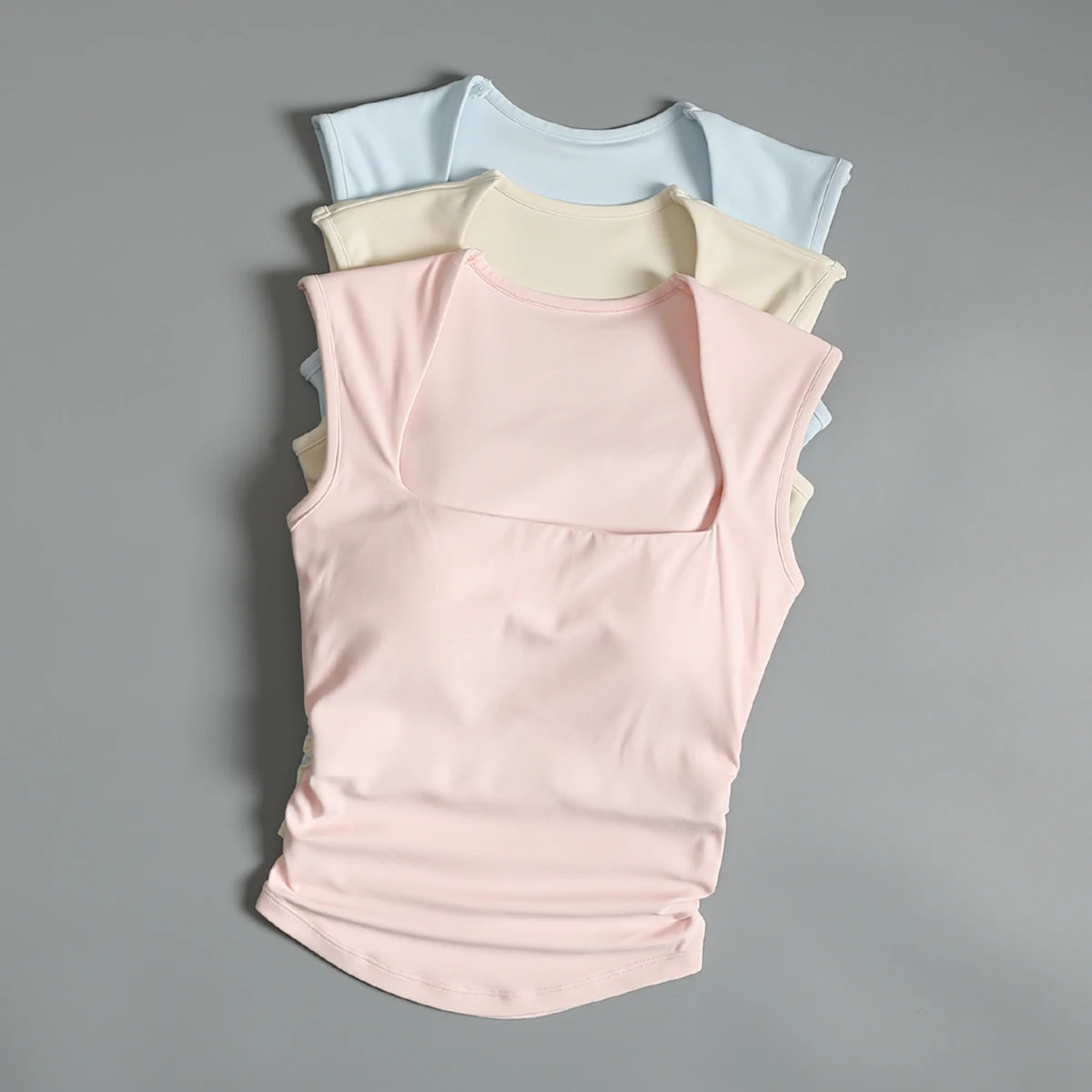 High-End Yoga Vest Top Fitness Running Sports Bra Shock Absorption Breathable Mid-Length One-Piece Anti-Shock Running Vest