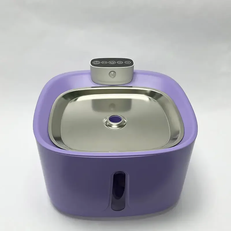 Automatic ABS material Stainless Steel tray 3.2L Custom Smart Pet Cat Water Drinking Dispenser intelligent Pet Water Fountain