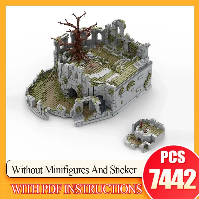 Toys DIY Sets Assembly Firelink Shrine Bonfire Technology Modular Blocks Popular Game Model Moc Building Bricks Gifts Christmas