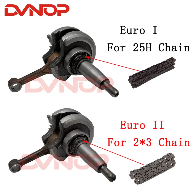 Motorcycle Crankshaft Crank Shaft Emission Version Engine for Yamaha YBR125 TTR125 TTR JYM YBR 125 125cc Euro I Euro II