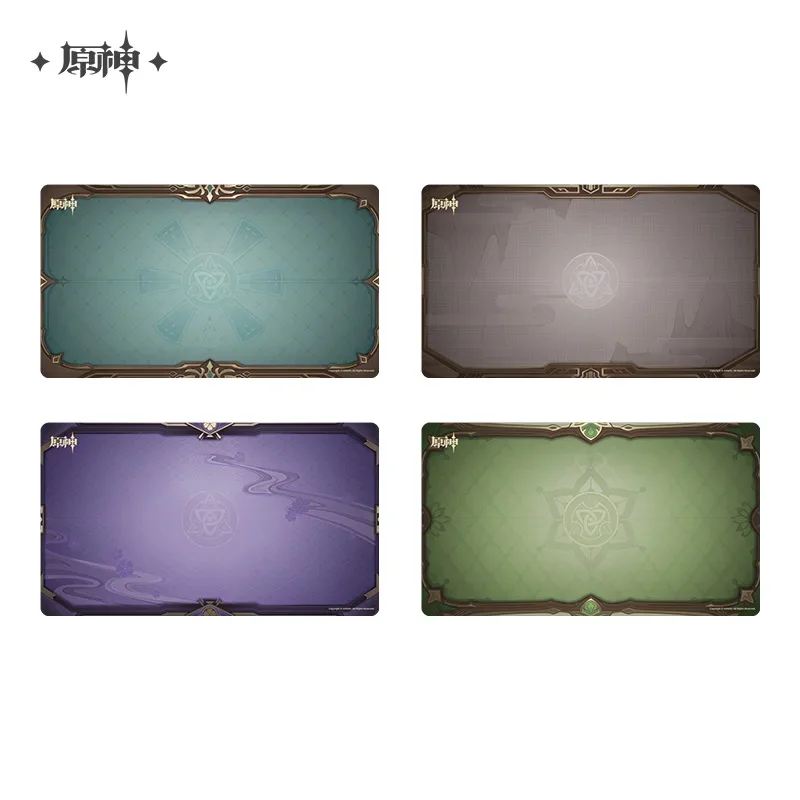 Game【Game Impact Official】Genius Invokation TCG Mouse Pad Laptop Mouse Mat Desk Mouse Pad Large Deskpad for Computer Keyboard