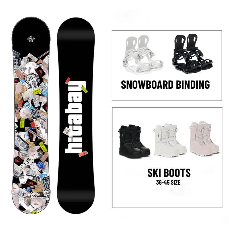Snowboard di Alta Qualità per Adulti e Bambini, Tavola da Sci Bestseller Disponibile in Fabbrica