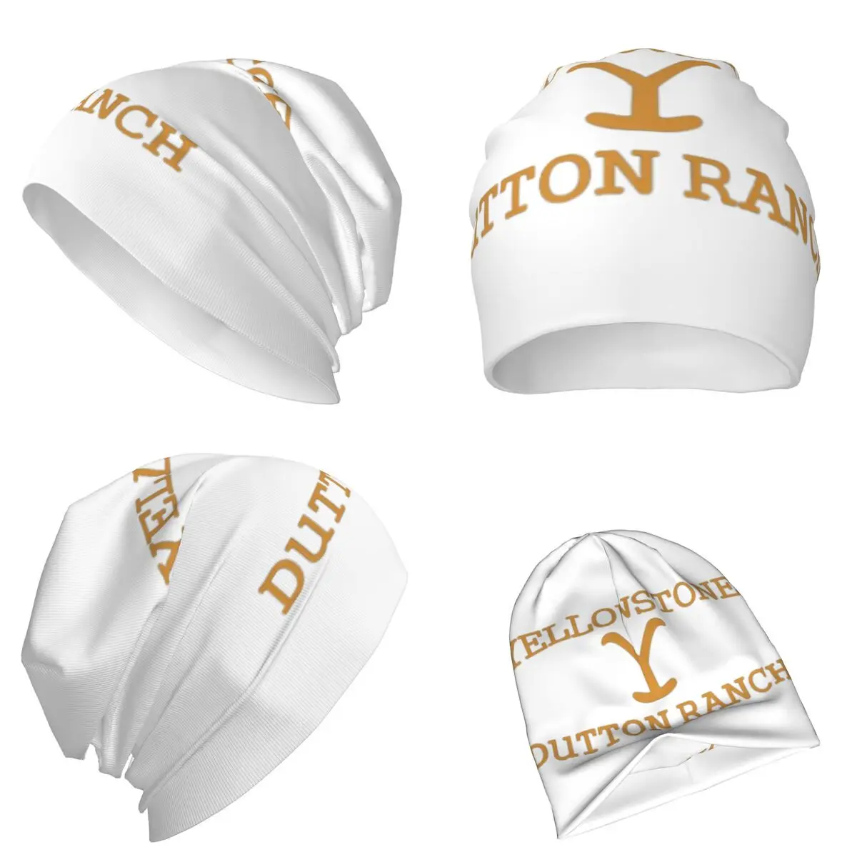 Yellowstone Quick Dry Dutton Ranch Warm Knitted Cap Hip Hop Bonnet Hat Autumn Winter Outdoor Beanies Hats for Unisex Adult