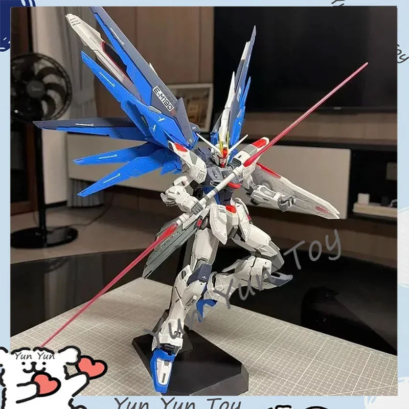 ยี่ห้อใหม่ Second Edition Strike Freedom Mech รุ่น 6650 ฟรี 2.0 Mg ส่งวงเล็บสติกเกอร์น้ํา 1:100 ประกอบโรงรถชุดของเล่น